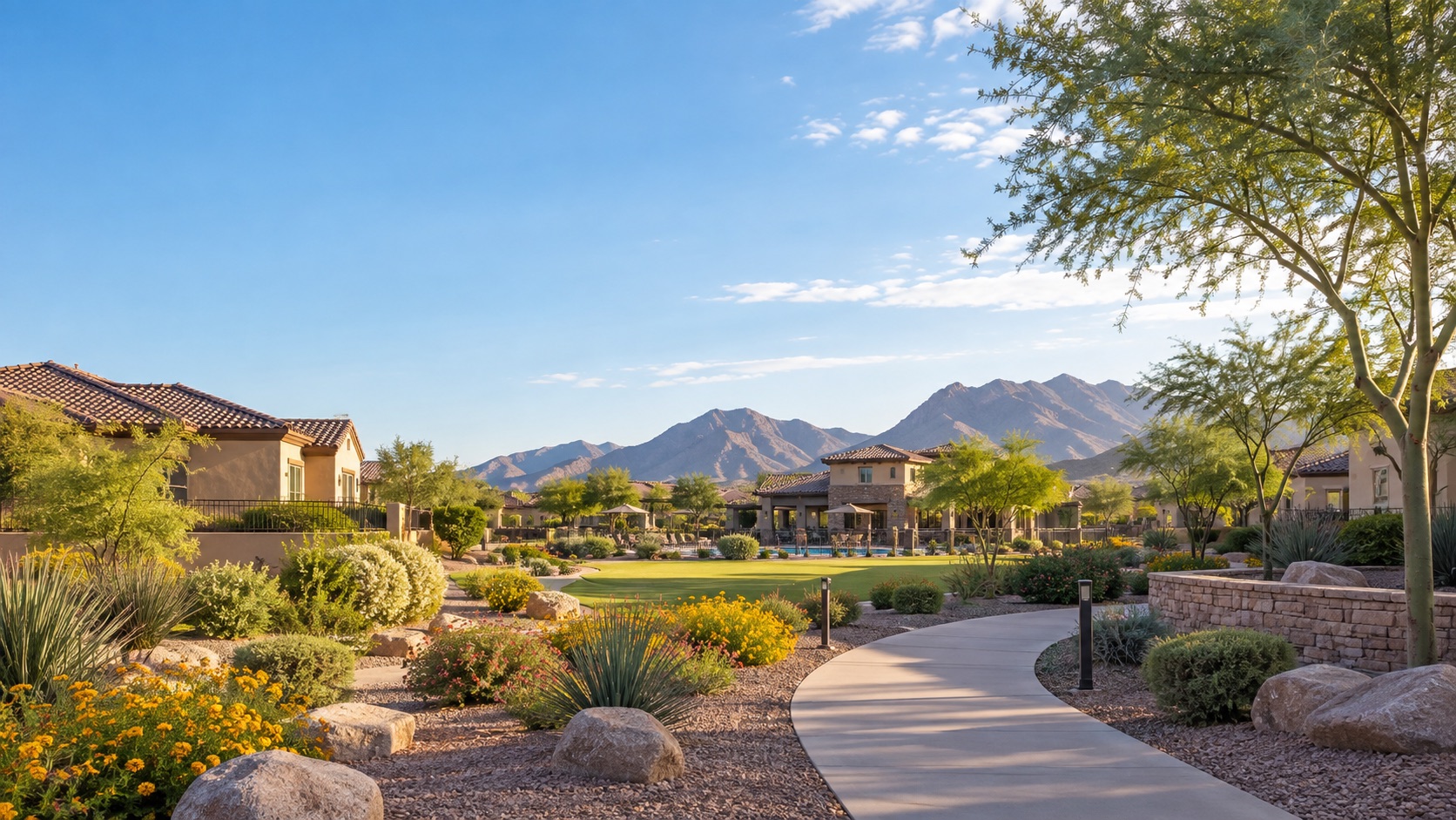 Maintained common areas in an Arizona neighborhood
